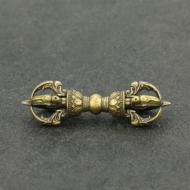 

Brass Diamond Pestle Ornaments Tibetan Buddhist Scripture Supplies Retro Artifacts and Crafts Home Decoration Accessories Gifts