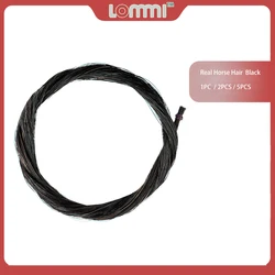 LOMMI 32 Inch Mongolian Horsehair Violin/Viola Bow Hair For Carbon Fiber Violin Bow Brazilwood Pernambuco Cello Double Bass Bow