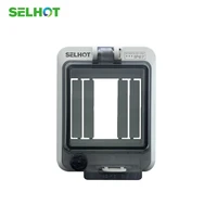 ฝาครอบหน้าต่างกันน้ำแบบใส SELHOT SHW รุ่นใหม่ พร้อมตัวล็อค ป้องกันฝนระดับ IP67 สำหรับเบรกเกอร์ไฟฟ้า มองเห็นได้ชัดเจน 3