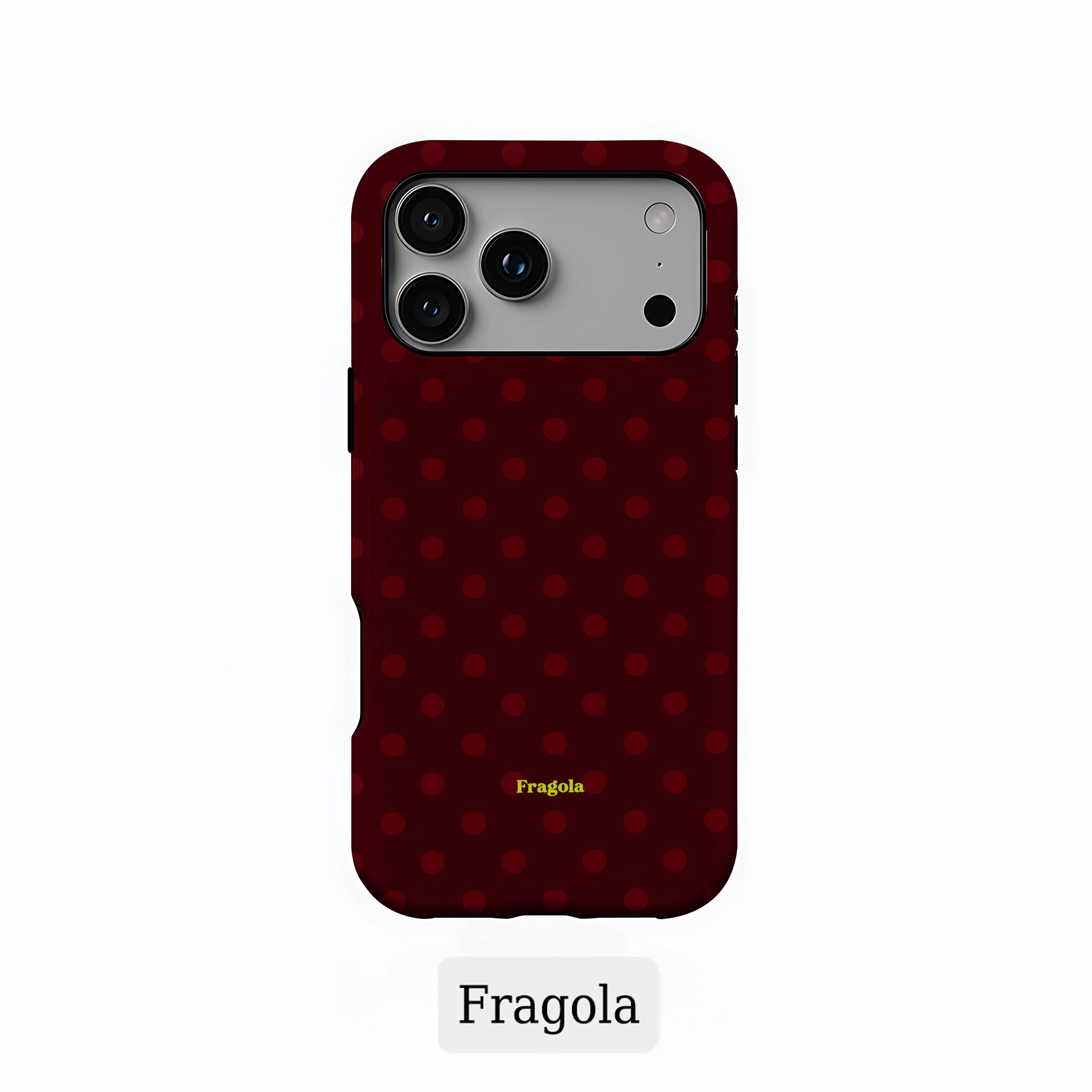 ตัวเลือกสินค้า เคส iPhone ลายจุดสีชมพู สวยหวาน ปกป้องครบด้าน