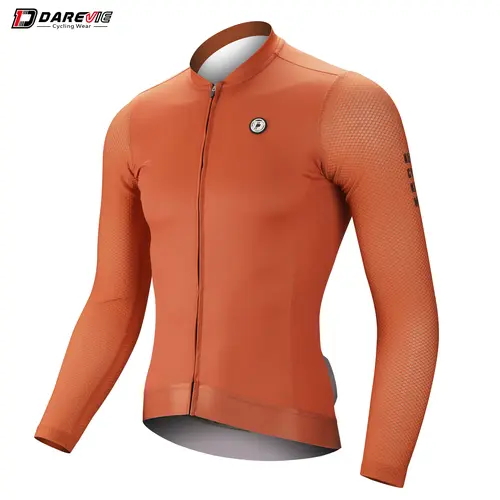DAREVIE Cycling Jersey Small Size SPF 50+ Training Level Men Women Long Sleeves Cycling Jersey Breathable Man Cycling Maillott - Image 8