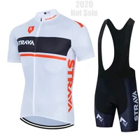 Strvav Team 2025 Cycling Jersey Set Men's Summer Bike Mountain Uniform Ropa Ciclismo Maillot Hombre Bicycle Clothing Suit 1