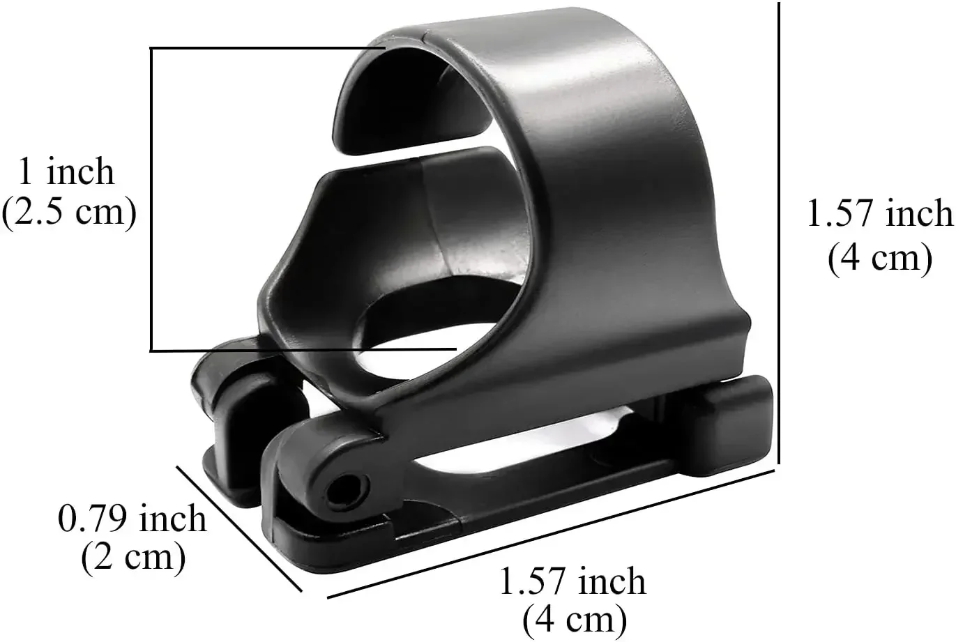 Scuba Dive Universal Plastic Clip Snorkel Keeper Retainer Replacement Snorkeling  Quick-release oval clip plastic 2