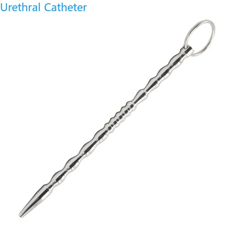 Horse Eye Stimulation Penis Plug Sounding Sex Products Urethral Dilator Sex Toys for Men Metal Urethral Catheter Masturbator