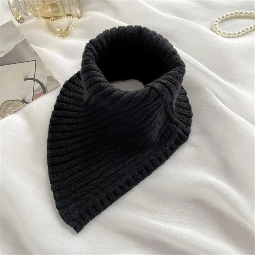Women's Fashion Knitted Turtleneck Neck Warmer Scarf - Solid Color Autumn/Winter Accessory