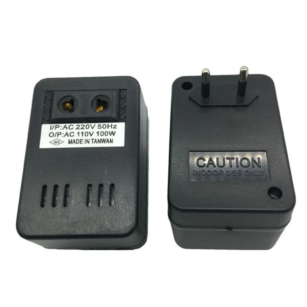Voltage Converter 220V To 110V 1pc EU Plug 50/100W