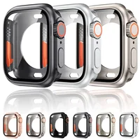 Étui de protection d'écran pour Apple Watch, 46mm 42mm 45mm 44mm 41mm 40mm, protecteur de pare-chocs en PC dur pour iwatch 11 10 9 8 7 6 5 SE 1