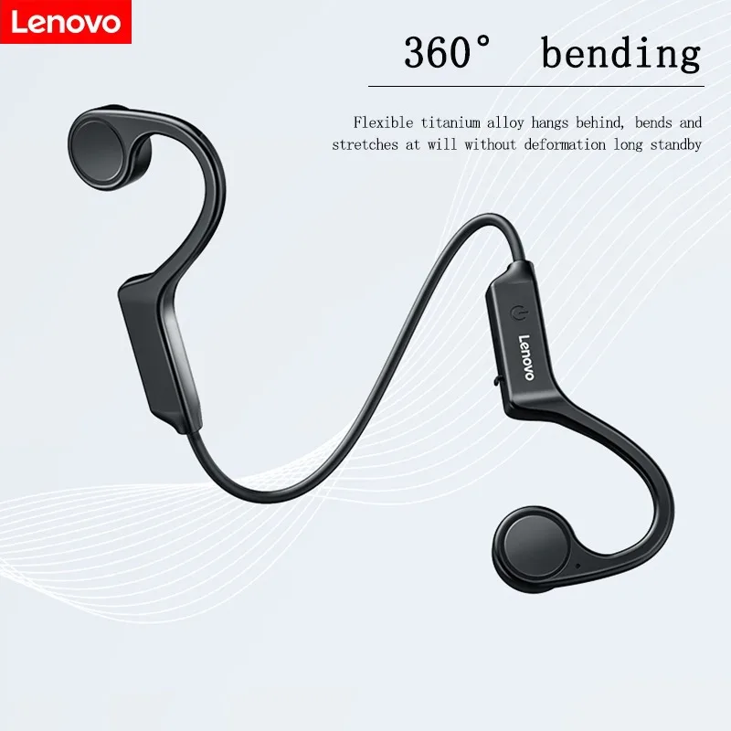 Lenovo X4 Tws Bone Conduction Bluetooth Headphone Sports Earphone Waterproof Wireless Headset With Mic Ear Hook Bass Hifi Stereo, Alina Gadgets