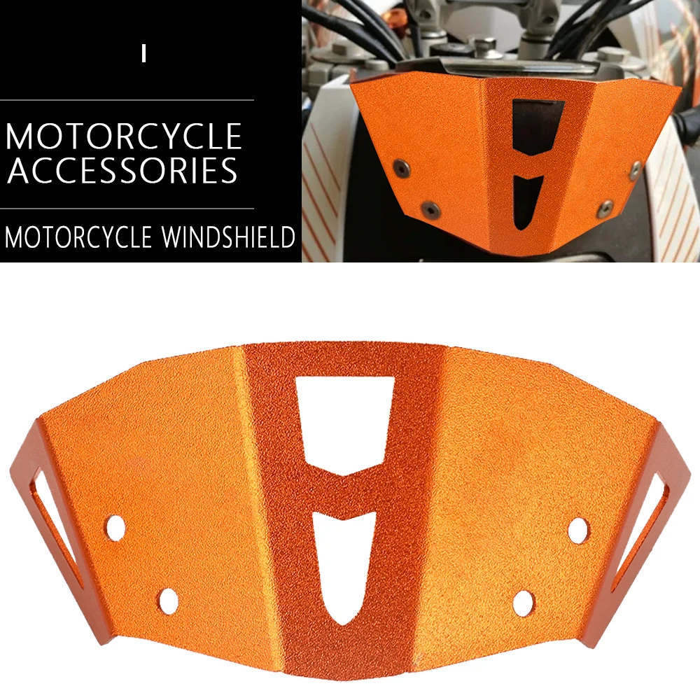 

Motorcycle Windshield Windscreen Motocross Shield Screen For KTM DUKE 125 200 All Year DUKE 390 DUKE390 2013-2016 2014 2015 CNC