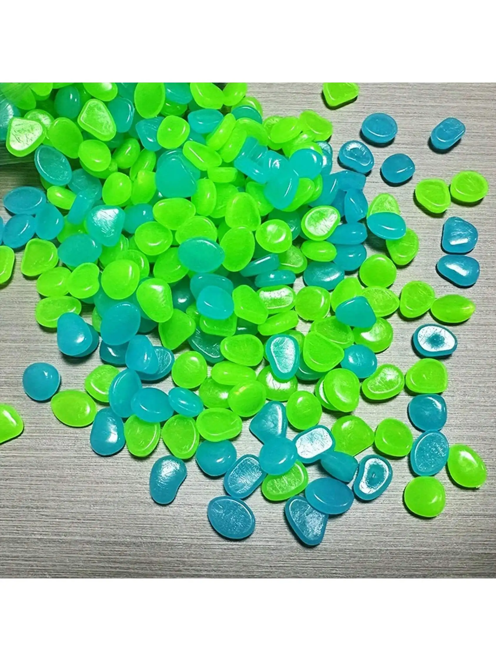 Glow Stones Mini Glow-in-the-dark Stones for Stone Fish Tanks Outdoor Decorative