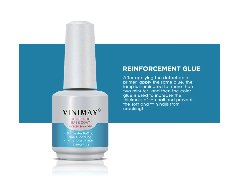 VINIMAY Base & Top Coat Gel Nail Polish