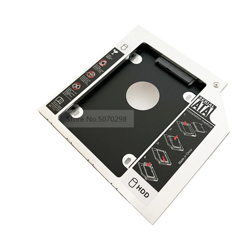 

SATA 9,5 мм 2nd HDD SSD жесткий диск Оптический корпус Caddy Рамка адаптер для Toshiba L50-B-1MC L75 L70-B-00Y