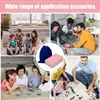 Mini Travel Mahjong Set Durable Colorfast Mini Game Set No Odor Travel Game Set Includes Table Legs For Travel 4