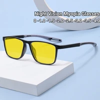 TR90 Computer Driving Myopia Sunglasses New Ultra Light Night Vision Sport Glasses Blue Light Blocking Eye Protection Eyewear 1
