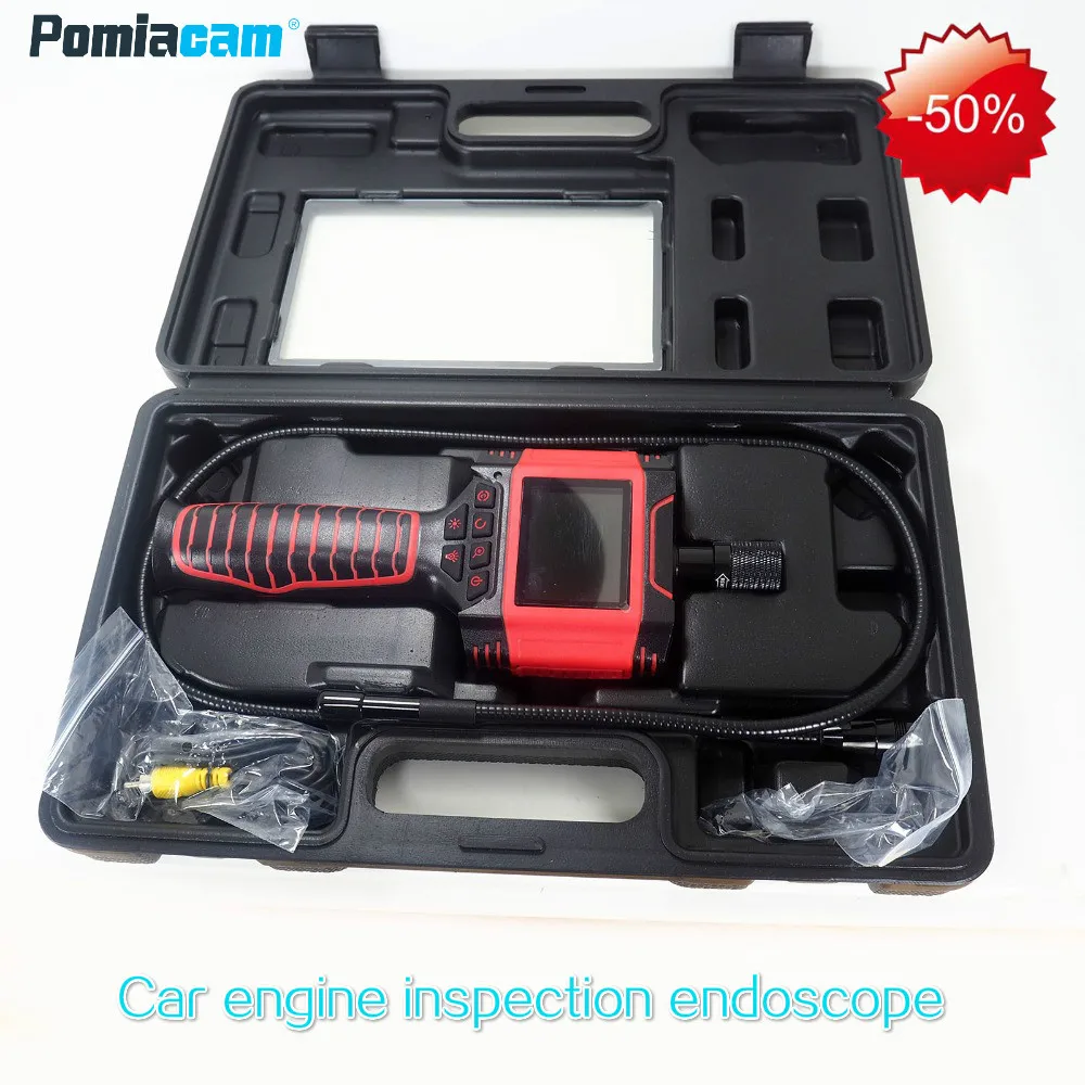 1M 2M 3M cable Endoscope Camera 2.3 LCD Monitor LED Waterproof Pipe Tube Inspection Borescope Handheld 8.5mm endoscope camera 9 inch 17mm handheld industrial pipe sewer inspection video camera ip68 waterproof drain pipe sewer inspection camera system