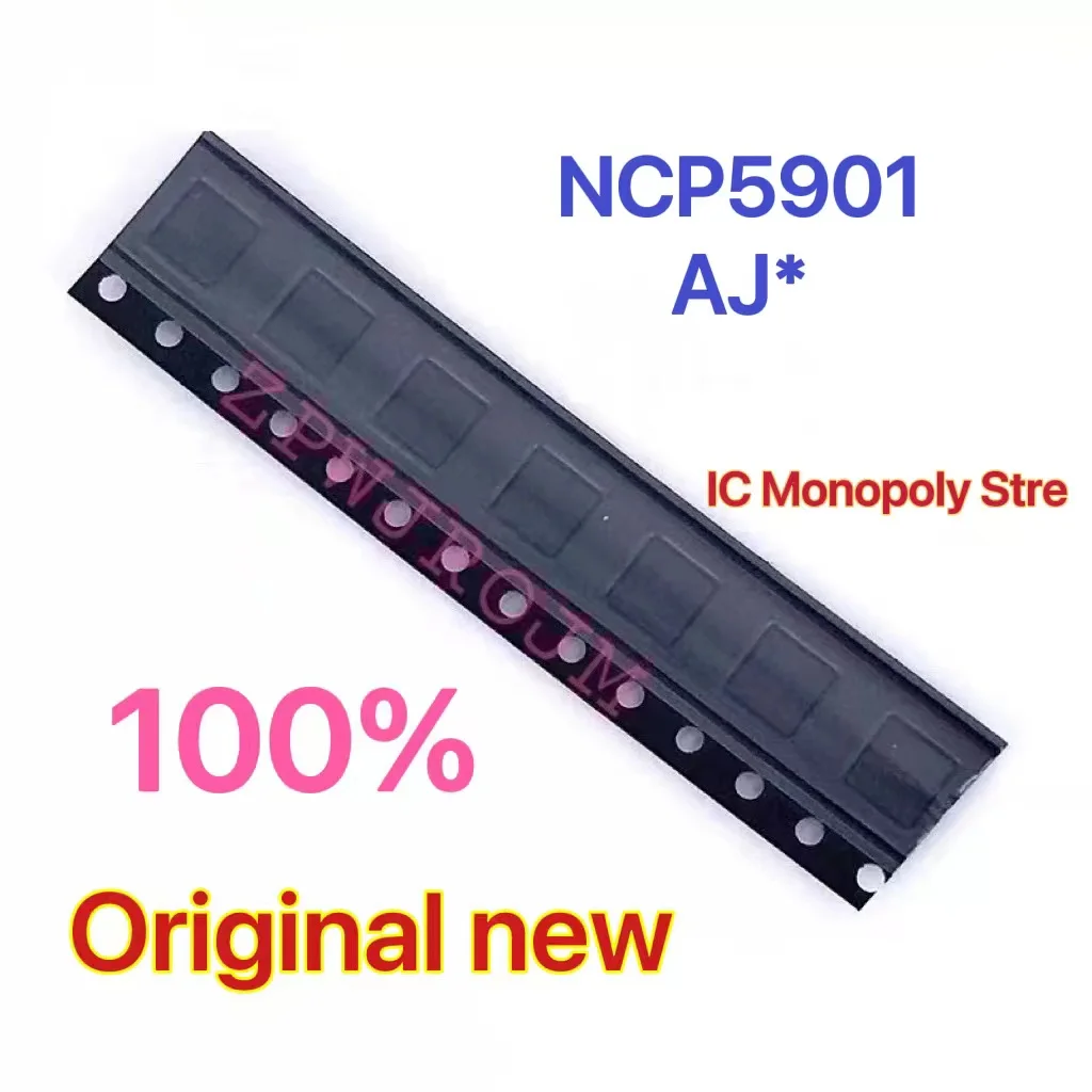 5Pcs Ncp5901Mntbg Ncp5901 ( Aj4 Aj2 Aj... ) Qfn-8