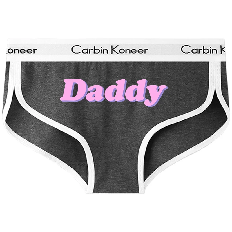 Daddy Funny Sexy Print Underwear for Women New Cotton Briefs Hot Girls  Premium Cotton Underpant Women Intimates Underwear