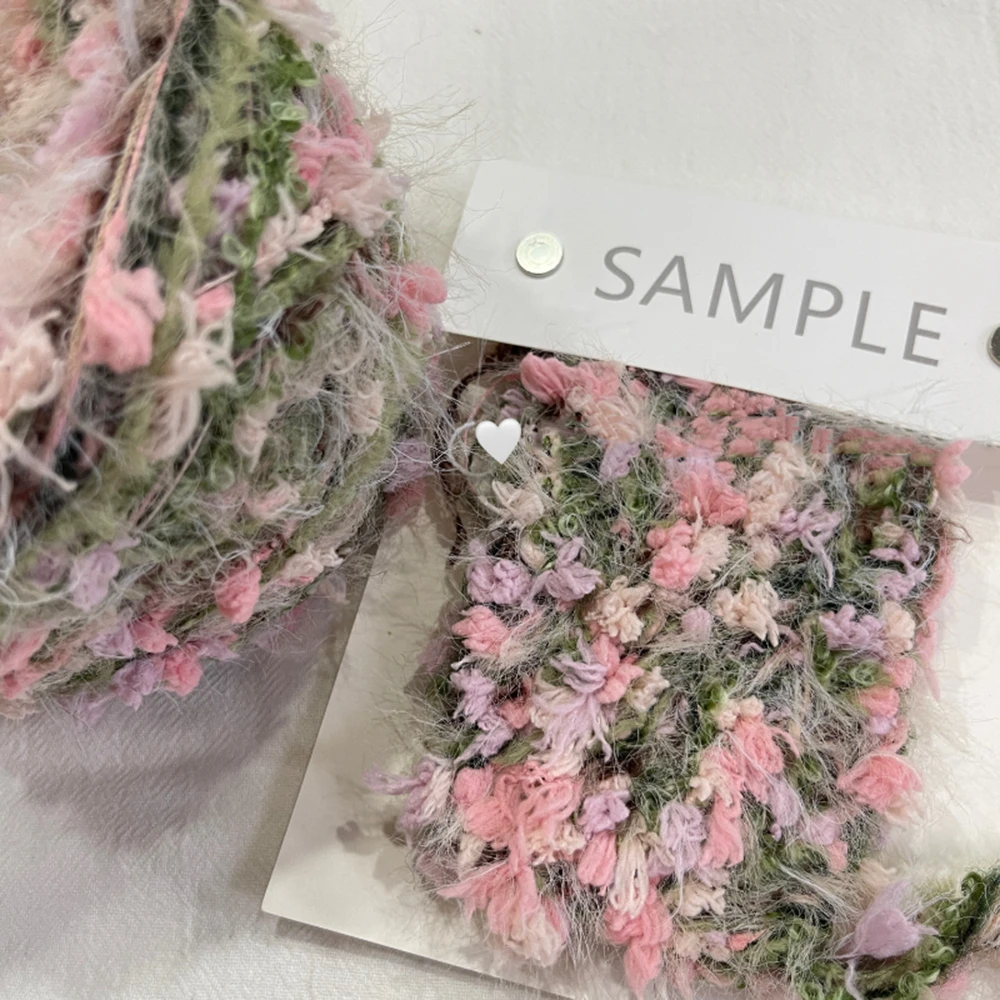 Garden Series Yarn 125g Hand Mixed Knitting Yarn Flower Thread Handmade Crochet Stick Needle Woven Bag Hair Loop Decoration 3