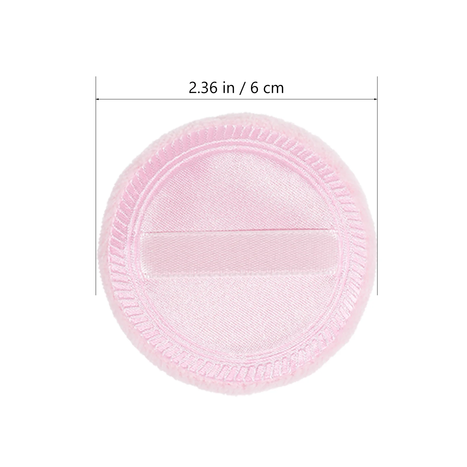 Puff Case Powder Puffs Triangle for Sponge Makeup of Housing Pressed Applicator Pad Facial Foundation Accessories Round Small 2