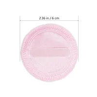 Puff Case Powder Puffs Triangle for Sponge Makeup of Housing Pressed Applicator Pad Facial Foundation Accessories Round Small 2