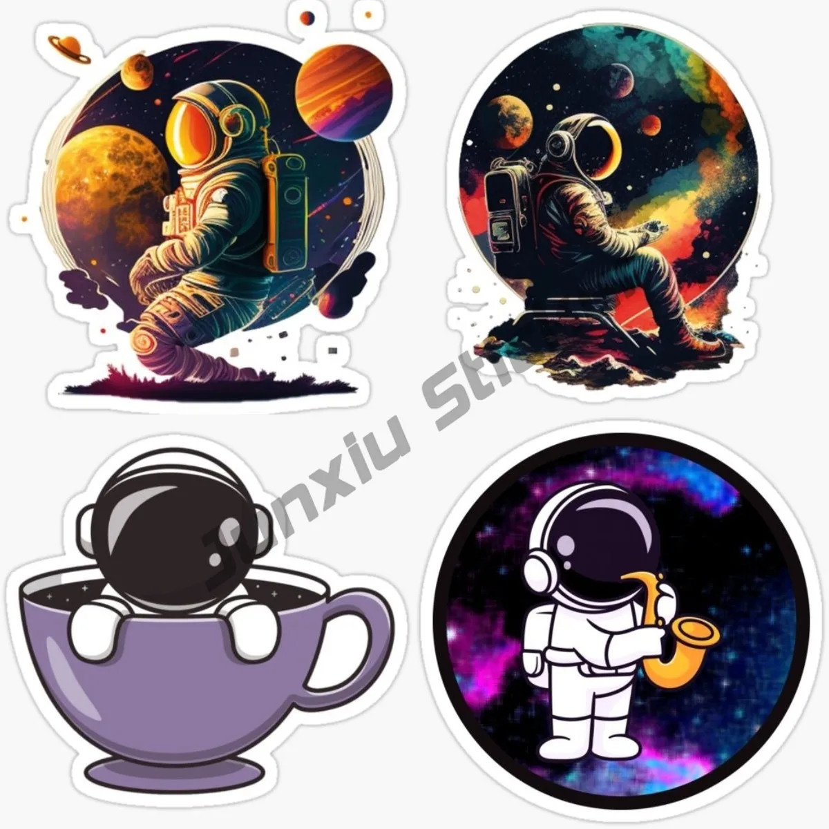 

Cosmic Sound Bumper Sticker Vinyl Decal Carstickers Flower for Cars Truck Van SUV Window Cup Laptop Stickers Vinyl,Decoration