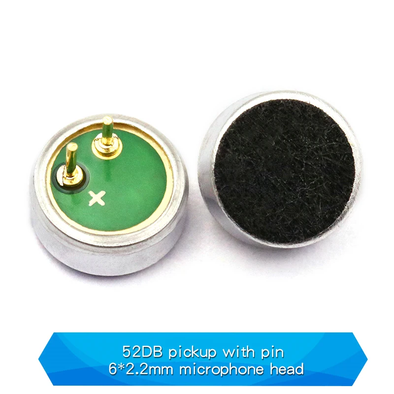Uxcell 10pcs 9mm X 7mm SMD Electret Microphone - Mini Condenser Pickup For PCB, Voice Control, Recording Projects