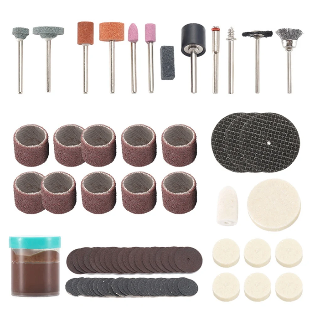 

105Pcs Electric Mini Drill Bit Kit Abrasive Rotary Tool Accessories Set for Dremel Grinding Sanding Polishing Cutting