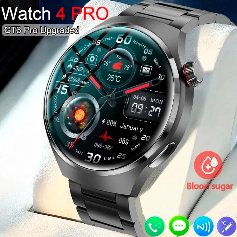 For Huawei Watch 4 Pro NFC Smart Watch GT4 Pro GPS AMOLED 360*360