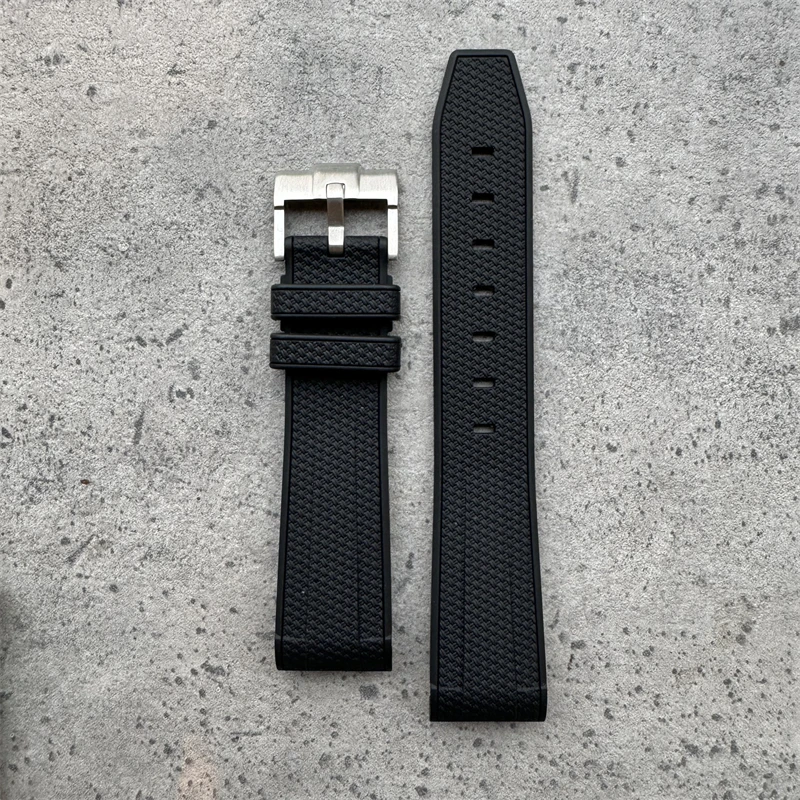 Multicolored Premium Silicone Watch Strap - 20mm High-Quality Rubber Band