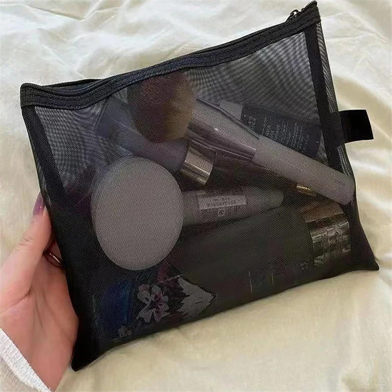 Multifunktionale Nylon-Reißverschlusstasche - Make-up Aufbewahrungstasche mit Reißverschluss für Puzzle, Spielzeug, Reise- und Bürobedarf Organizer – Detail 5