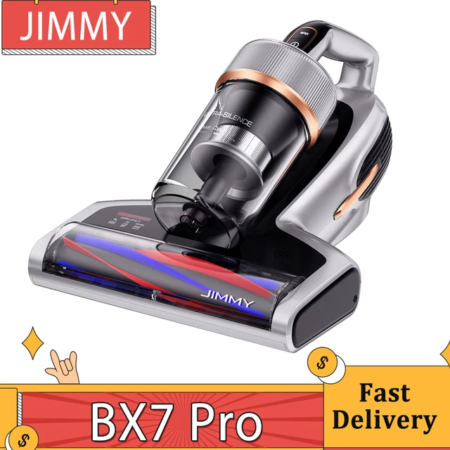 JIMMY-aspiradora antiácaros BX7 Pro, potente Motor de 700W, esterilización  por UV-C, Mata 99.99% bacterias, 3 modos de pantalla LED para cama -  AliExpress