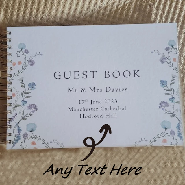 Guestbook Matrimonio Personalizzato - Libro Degli Ospiti Con Nome E Data, Per Ricordi Indimenticabili - Foto 10