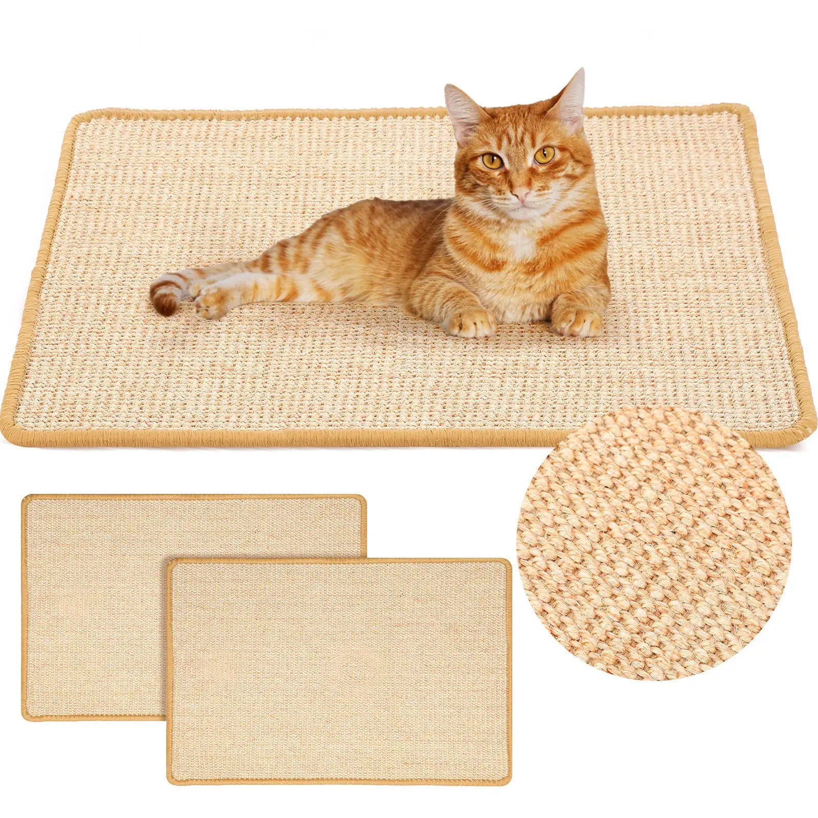 Kediler için kanepe kedi Scratch koruyun Mat kedi kazıyıcı ağaç tırmalama sütunu kedi Scratcher Sisal kanepe paspaslar mobilya koruyucu
