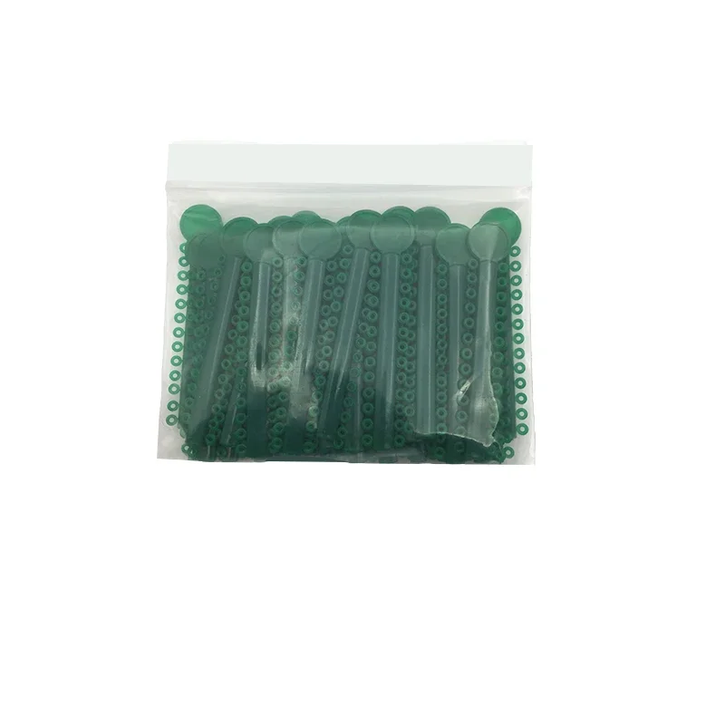 40Pcs/Bag Dental Orthodontic Elastic Ligature Ties Bands for Brackets Braces Ortho Treatment 40 Colors Optional