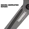 TOUGHBUILT TB-H4-70-10-LR 5-in Micro-serrated Open Handle Spring Assisted Scissors Hand Tools 4