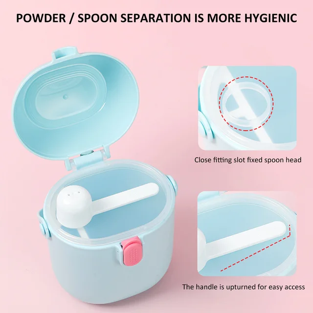 Portable Baby Food Storage Box Essential Cereal Cartoon 5