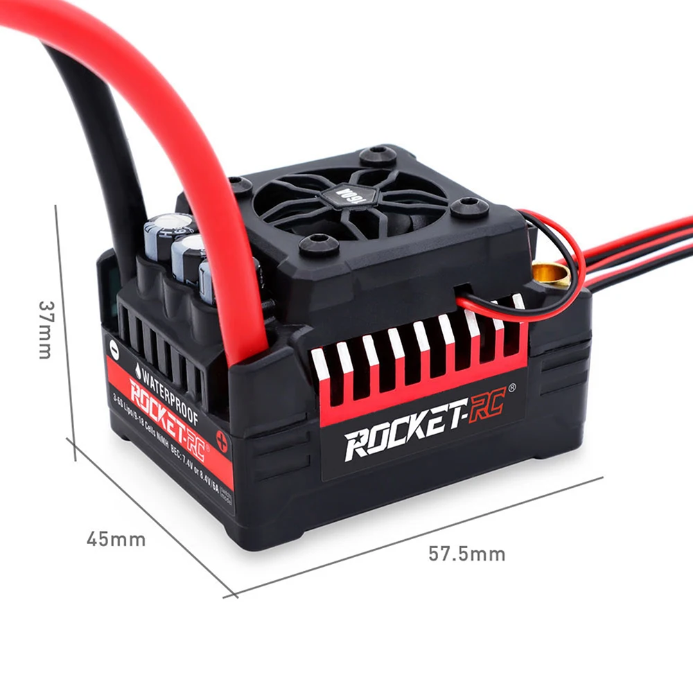 Фото Бесщеточный двигатель Surpass Hobby Rocket-RC и ESC Combo 4268 4274 4282 4292 1/8 A 120A для 1/7 RC Car Truck Traxxas Wltoys HSP №2