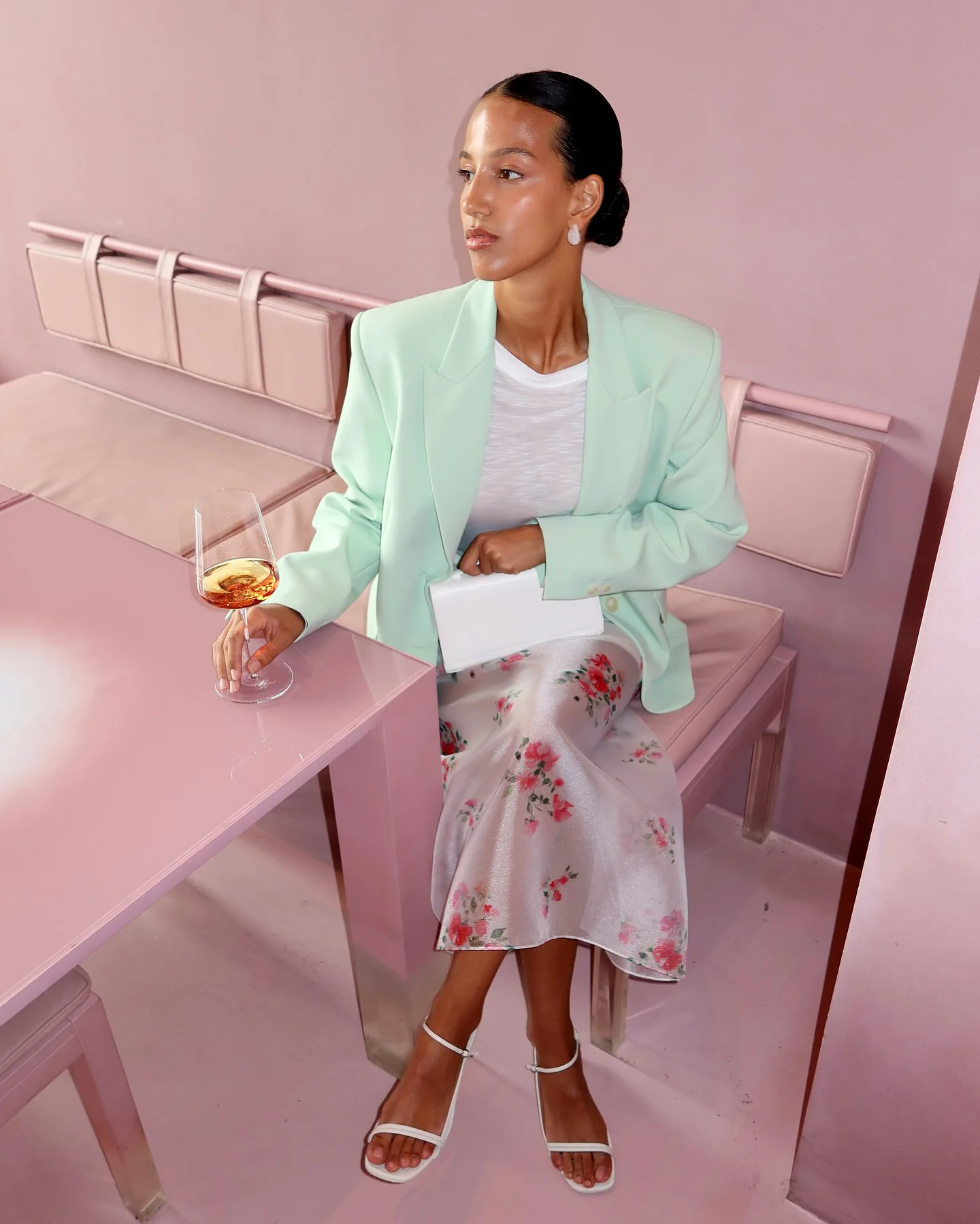 Tornova See Through Floral Skirt 9