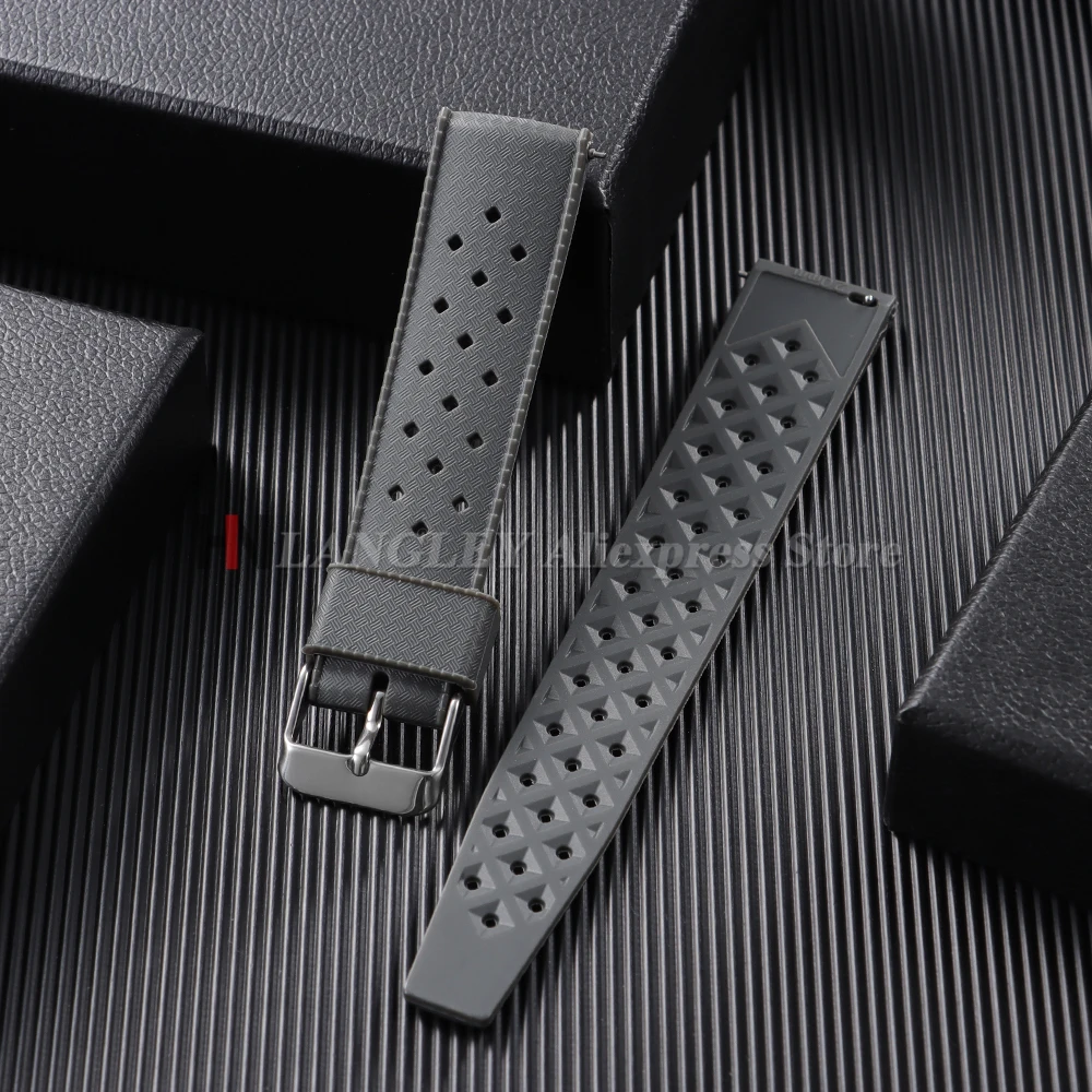 Premium Waterproof Silicone Watch Strap with Quick Release - Universal Diving Bracelet