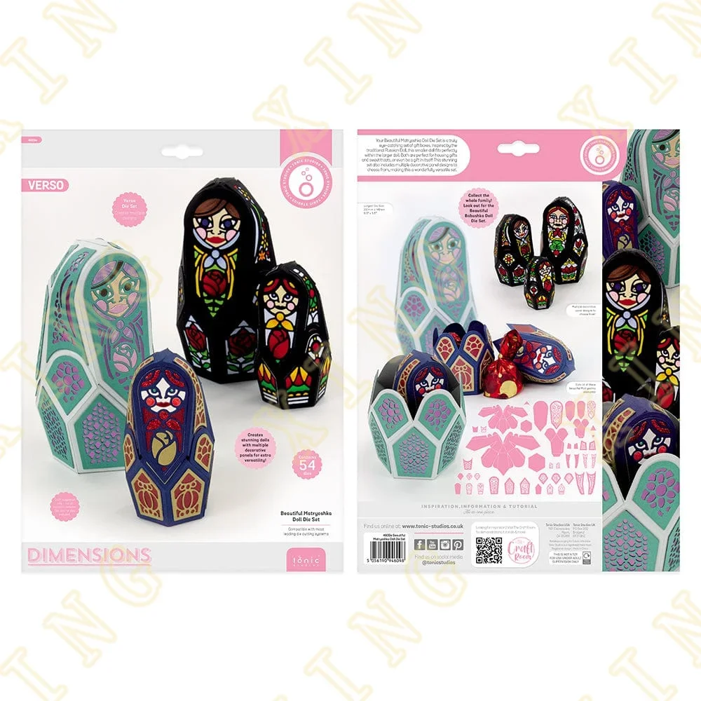 

New Beautiful Matryoshka Doll Metal Craft Cutting Dies for Diy Scrapbooking Paper Diary Decoration Manual Handmade for Embossing