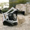 1/14 Scale RC Hydraulic Skid-Steer Tracked Loader SM770 with Light Sound System PNP Remote Control Truck Car Toy Gift Model 4