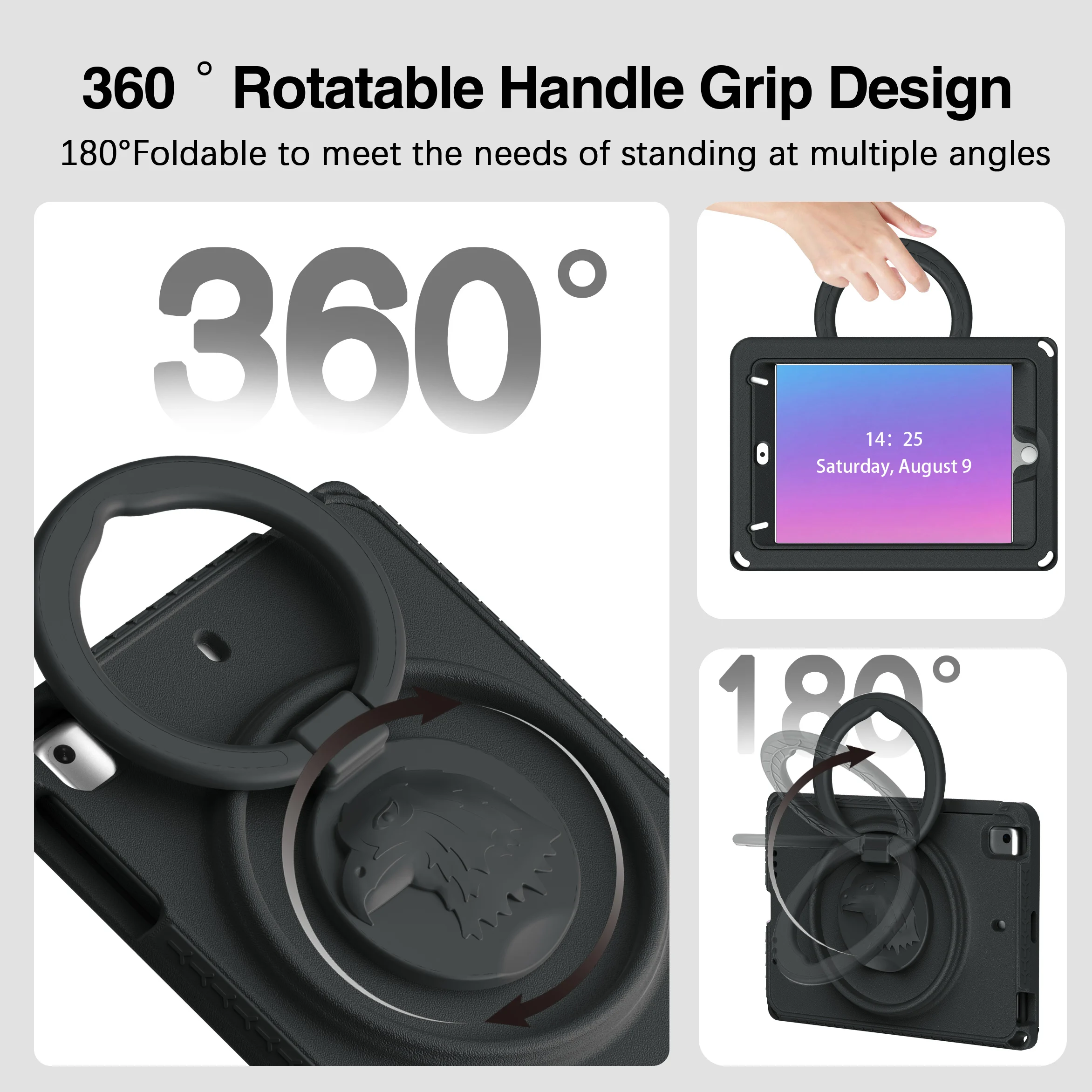 Lightweight Protective Tablet Case with Handle