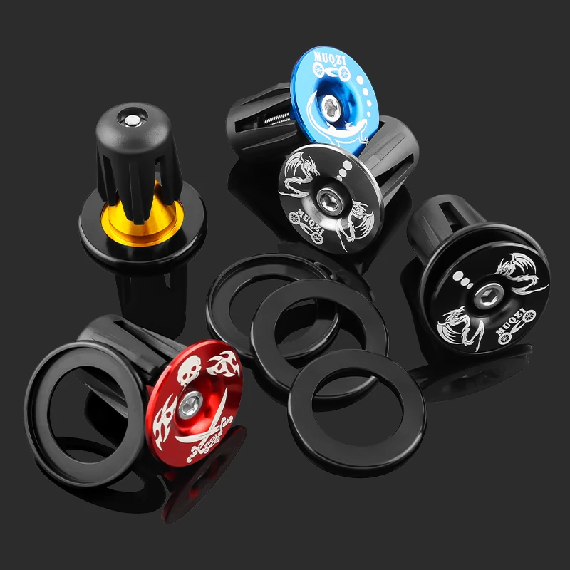 Bouchons D'extrémité De Guidon Vélo - Aluminium, 7 Couleurs - Pour VTT, Route, BMX