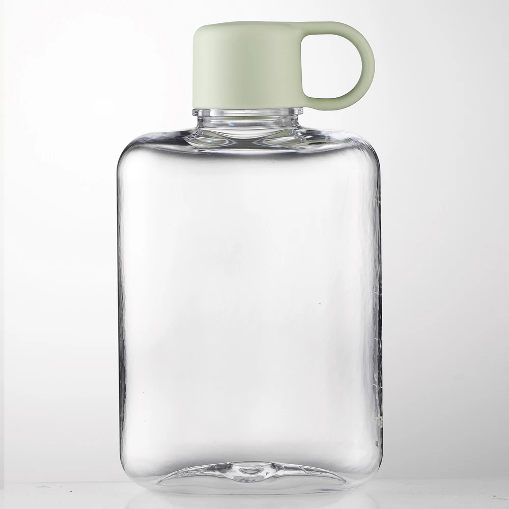 Creative Flat Water Bottle - 360ml Reusable BPA-Free Portable Sports Drink Bottle