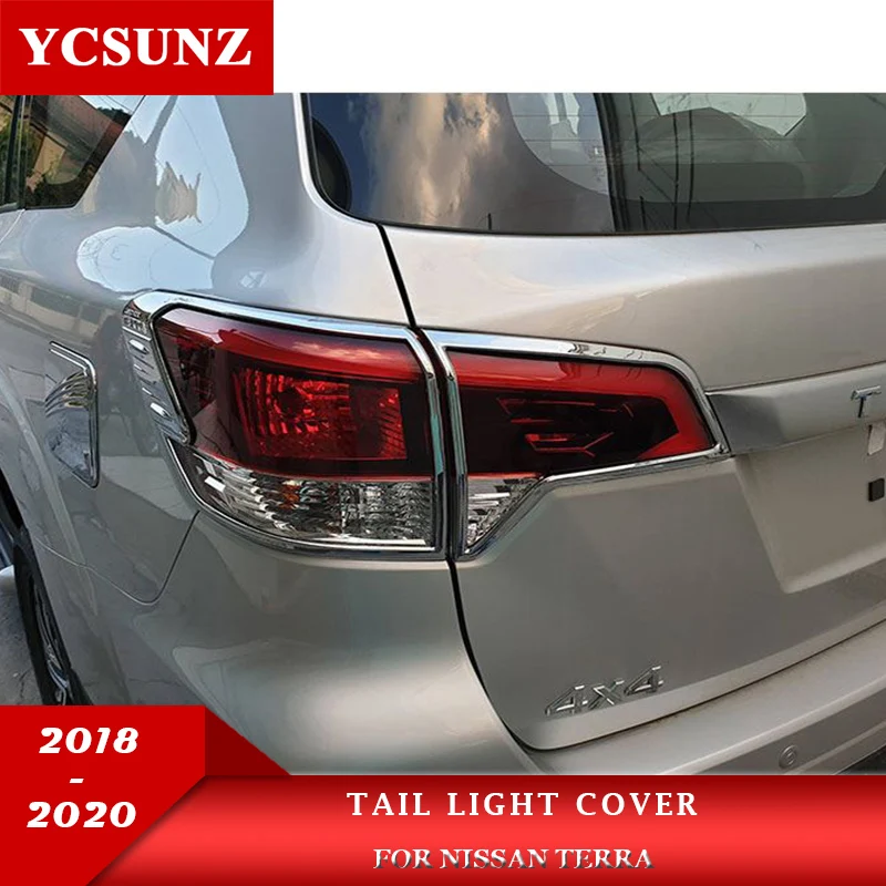 

ABS Tail light Cover For Nissan Terra 2018 2019 2020 SUV Rear Lamp cover Car styling Accessories YCSUNZ