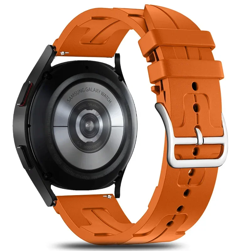 Cinturino In Silicone Da 20Mm Per Samsung Galaxy Watch 6 5 4 40Mm 44Mm Cinturini Classici 43Mm 47Mm Per Bracciale Seiko Per Bracciale Rolex