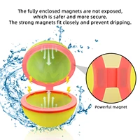 Reusable silicone magnetic water ball, quick water injection for outdoor water fights in summer, with random colors 2