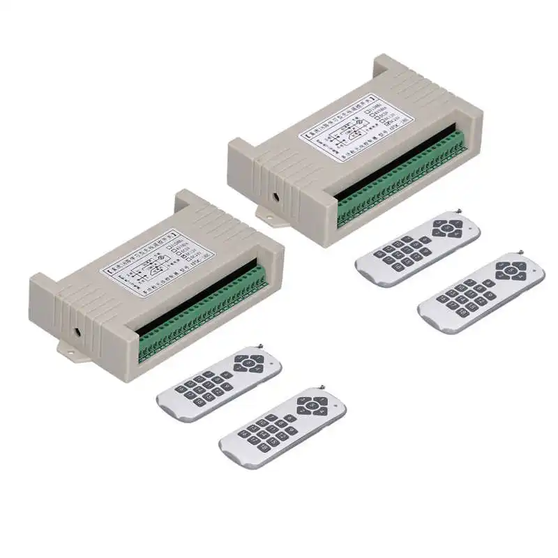 

Remote Control Relay Switch Wireless Transmitter 18 Way 1000metres for Motor APDC-18K Wireless Controller Relay Switch