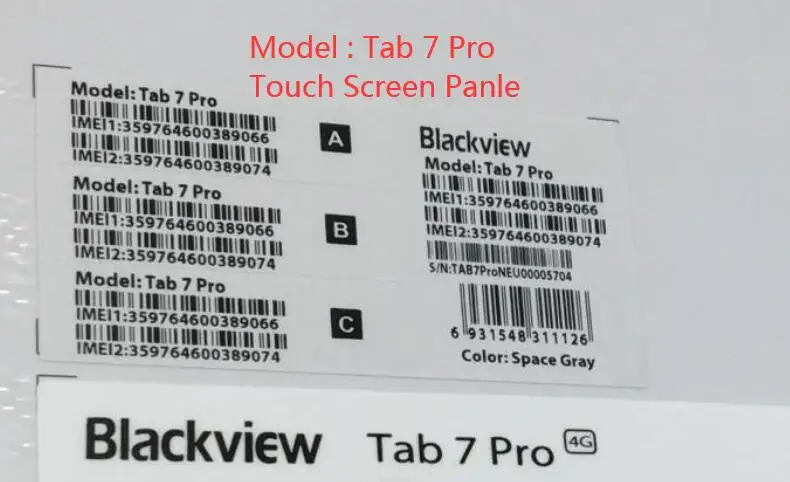 Premium 10.1-Inch Black Tablet Touch Screen Digitizer Panel