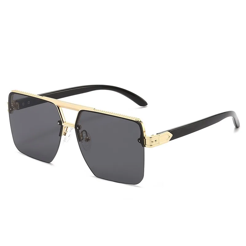 Square Men's Sunglasses Personality Versatile Fashion Car 1203